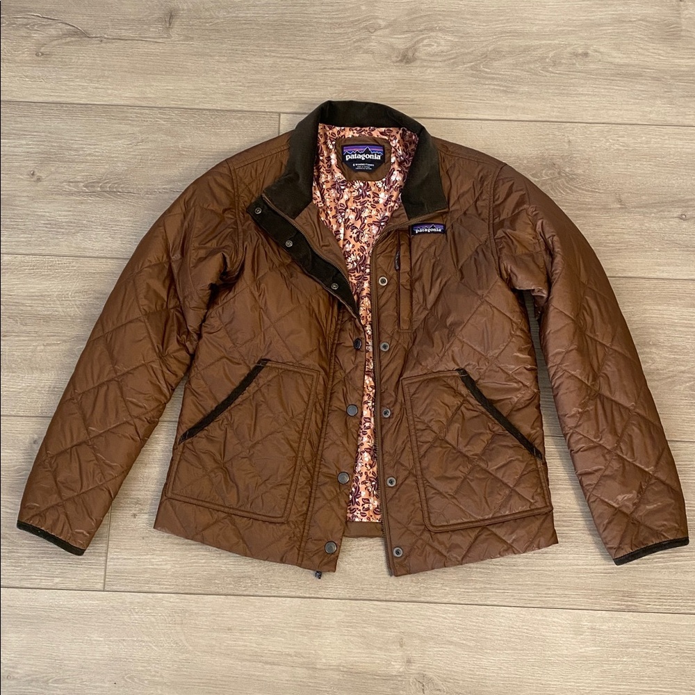 EUC! Patagonia W's Back Pasture Jacket Brown Small S